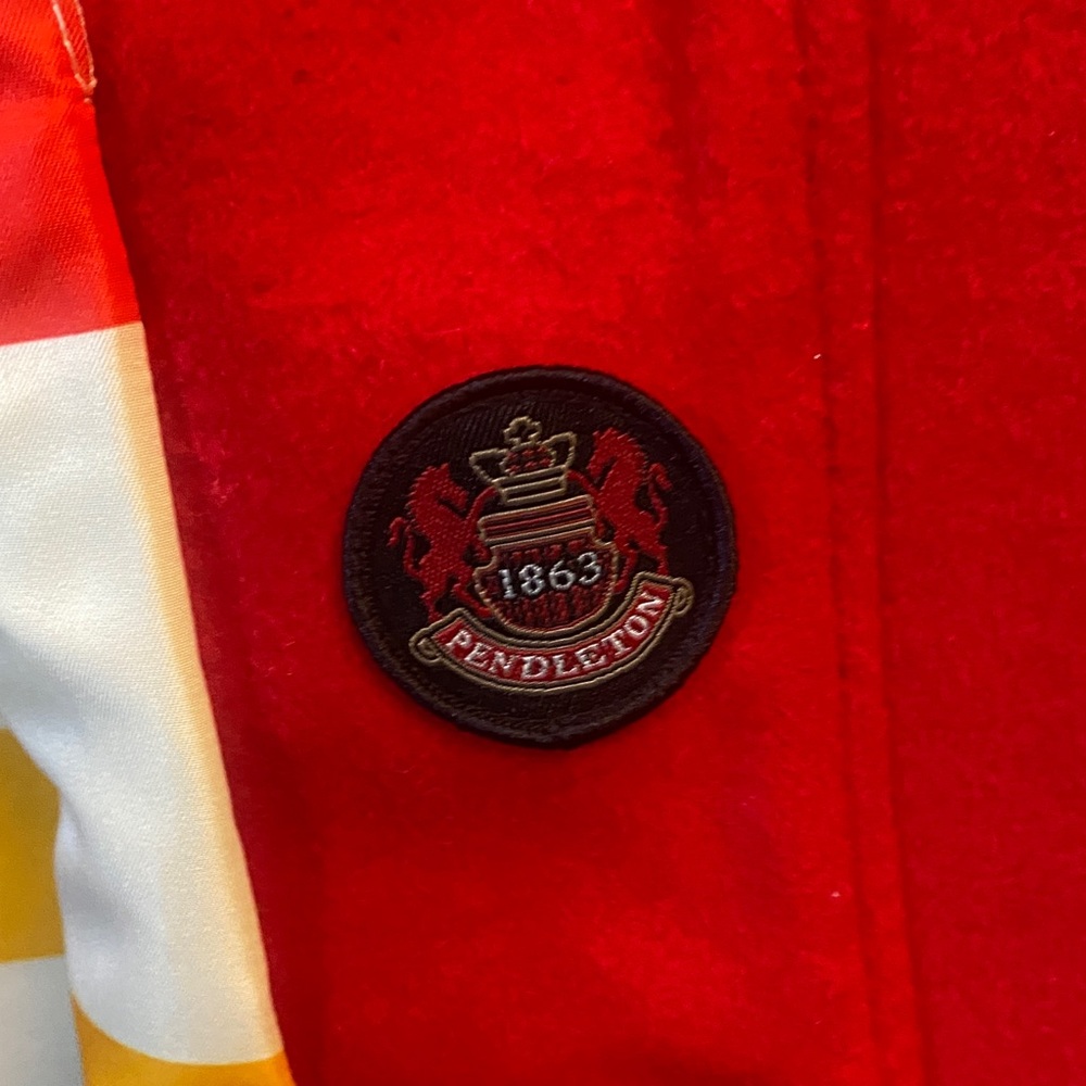 Pendleton Red Wool Jacket - Picture 7 of 9